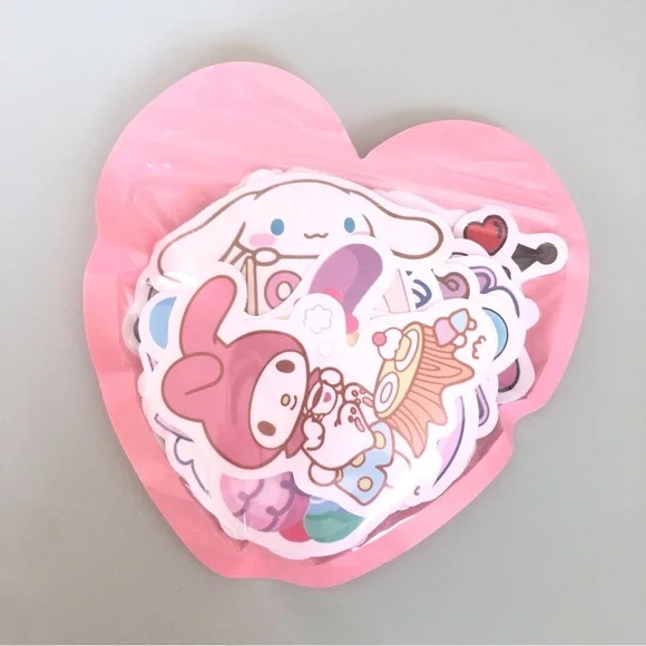 Sanrio Colorful Character Stickers 250 Count NWT - Picture 8 of 8